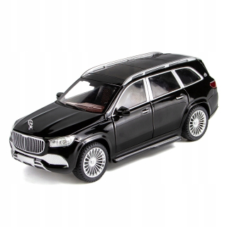 1:24-GLS600 model auta pre deti, kov, CE, svietiaci, 1:24